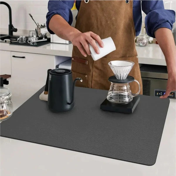 KitchenMat™ - Tapis de séchage décoratif pour la cuisine