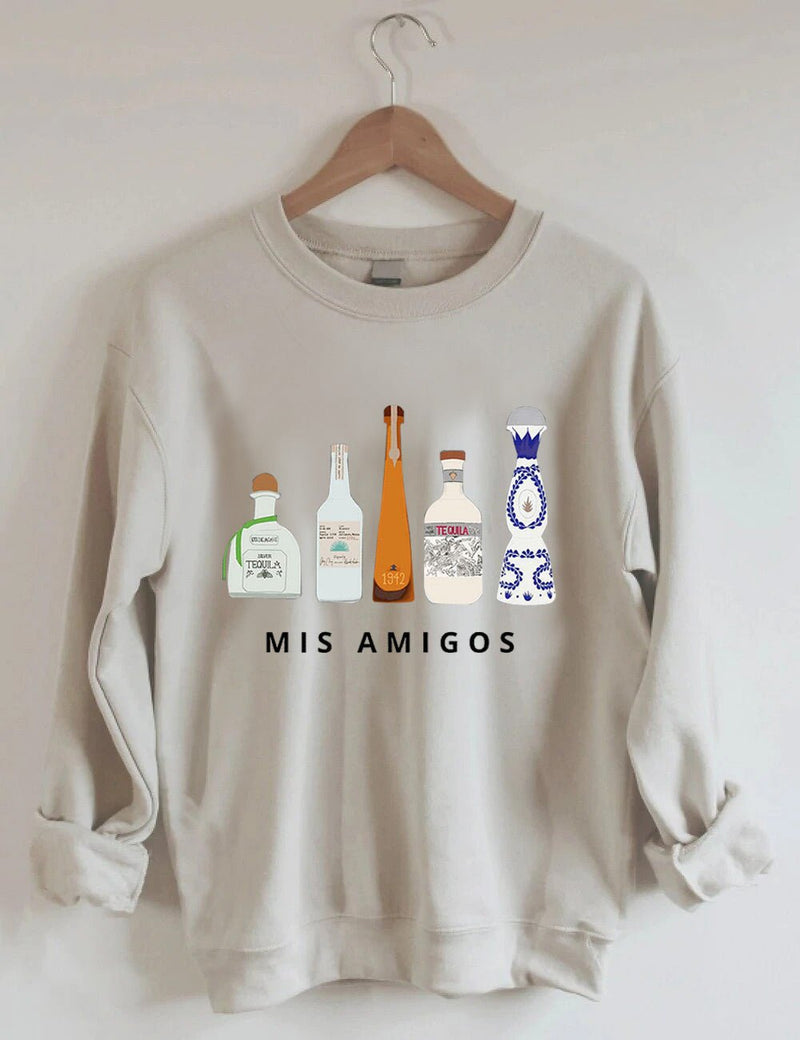 Mis Amigos - Comfortable and stylish sweatshirt perfect for fall 2022