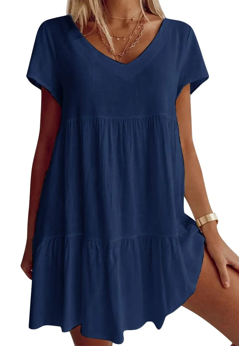 Sunset Dress - Lightweight and ultra-comfortable cotton and linen dress