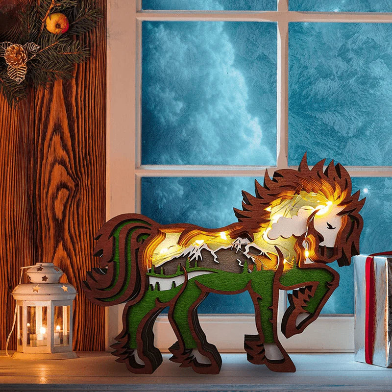Wooden Light - Bright wooden animals ideal for brightening up interiors 🔥😻 