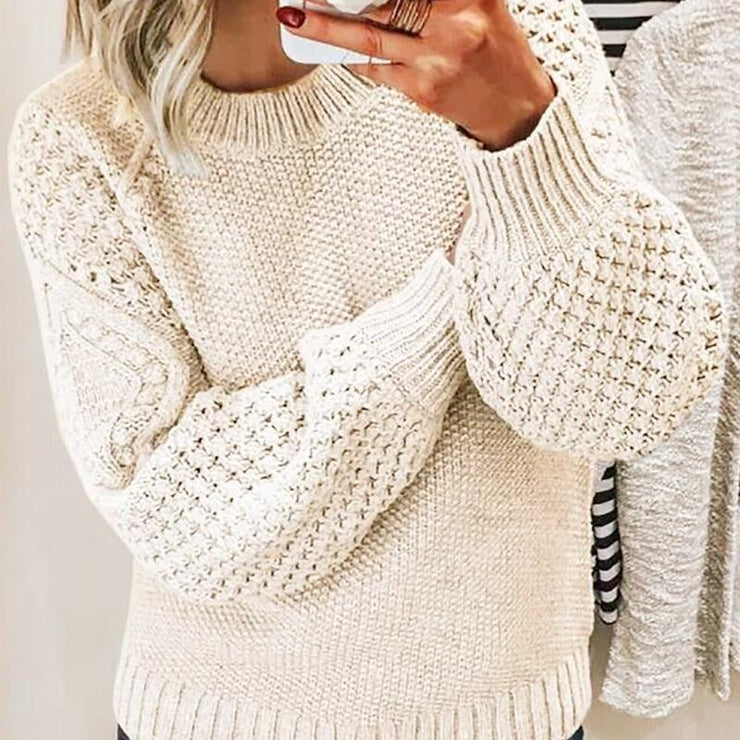 Vickyy - Comfortable and Oversized Sweater Perfect for Spring