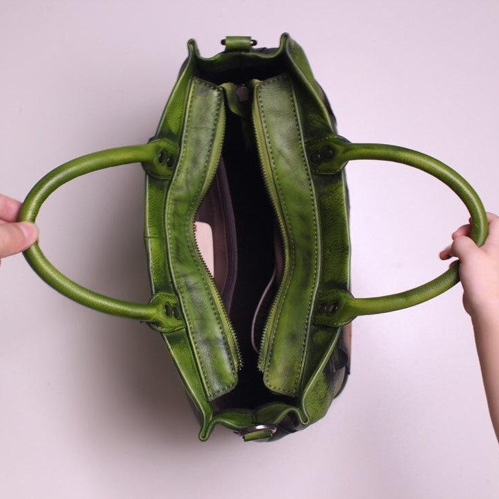 ArtistBag - Sac vintage en véritable cuir - Beryleo