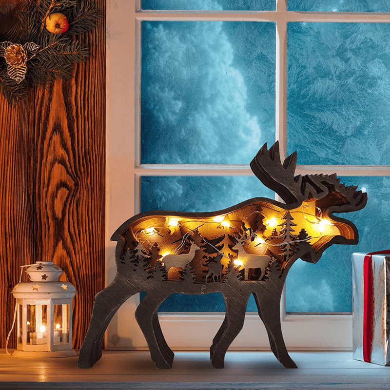 Wooden Light - Bright wooden animals ideal for brightening up interiors 🔥😻 
