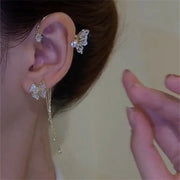 Butterfly Earings - Boucles d'oreilles effets multi-piercing discret et sublime ✨ 😍