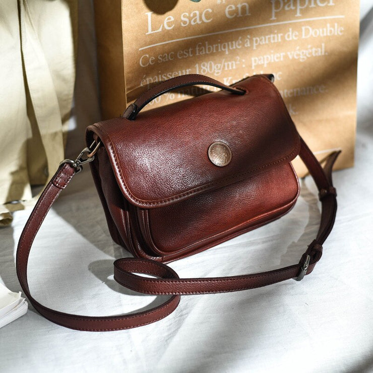CraftBag - Sac vintage en véritable cuir - Beryleo