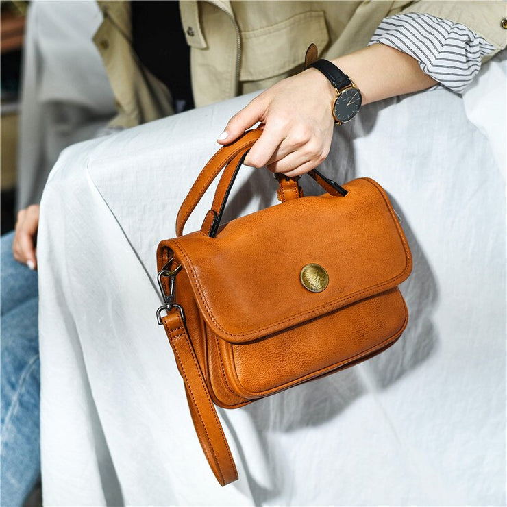 CraftBag - Sac vintage en véritable cuir - Beryleo