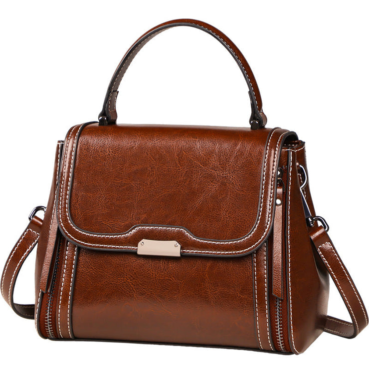 FrameBag - Sac vintage en véritable cuir - Beryleo