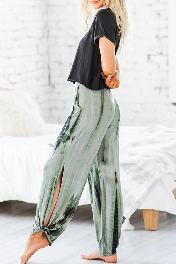 Tie-dye - Pantalon large en cotton premium avec poches ultra-confortable - Beryleo